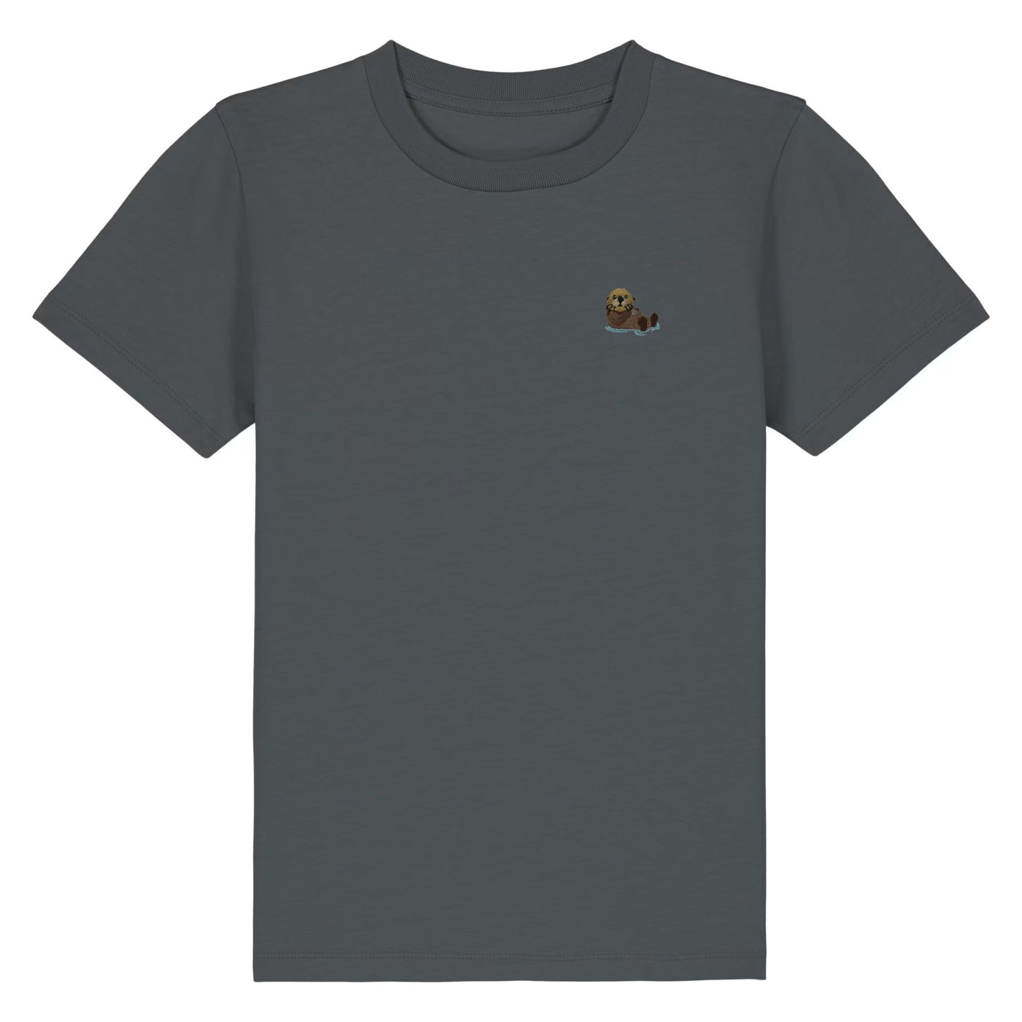 Otter Kids T-Shirt aus Bio-Baumwolle in Anthrazit von Heytoki