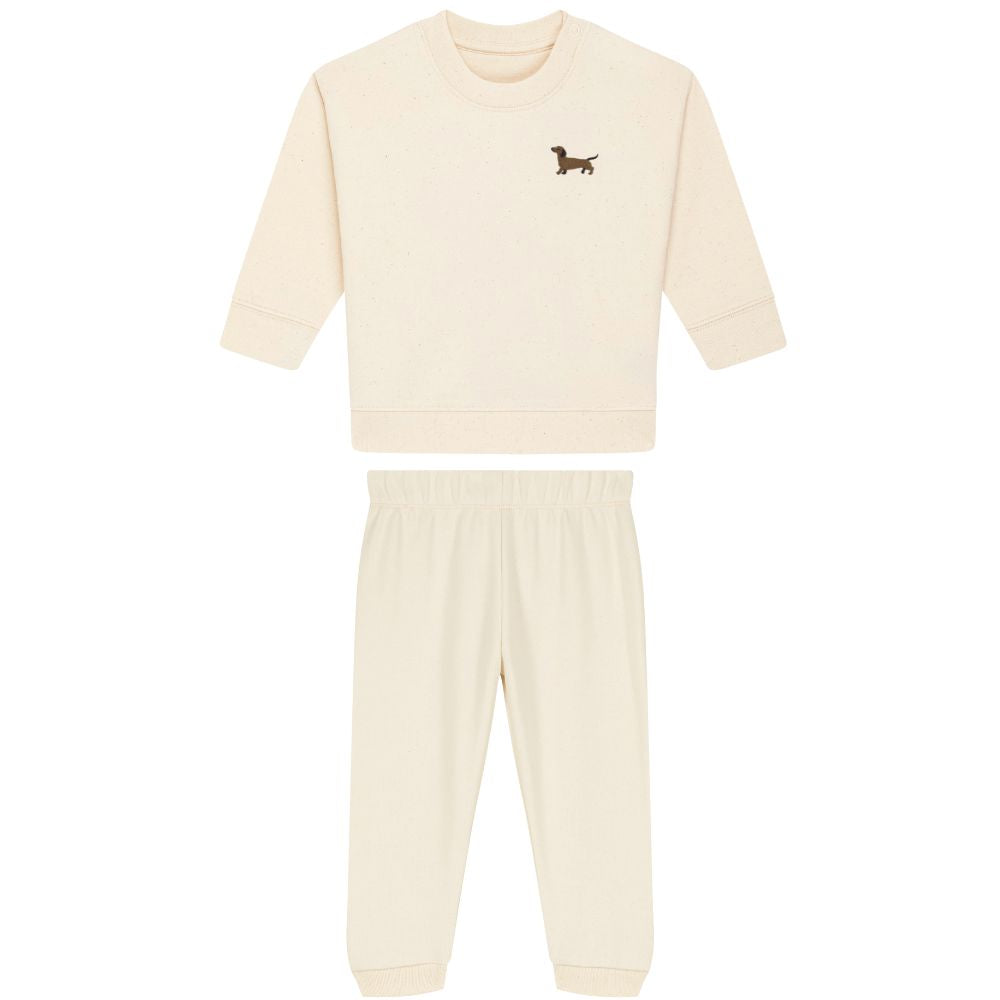 Dackel Baby Jogginganzug aus Bio-Baumwolle