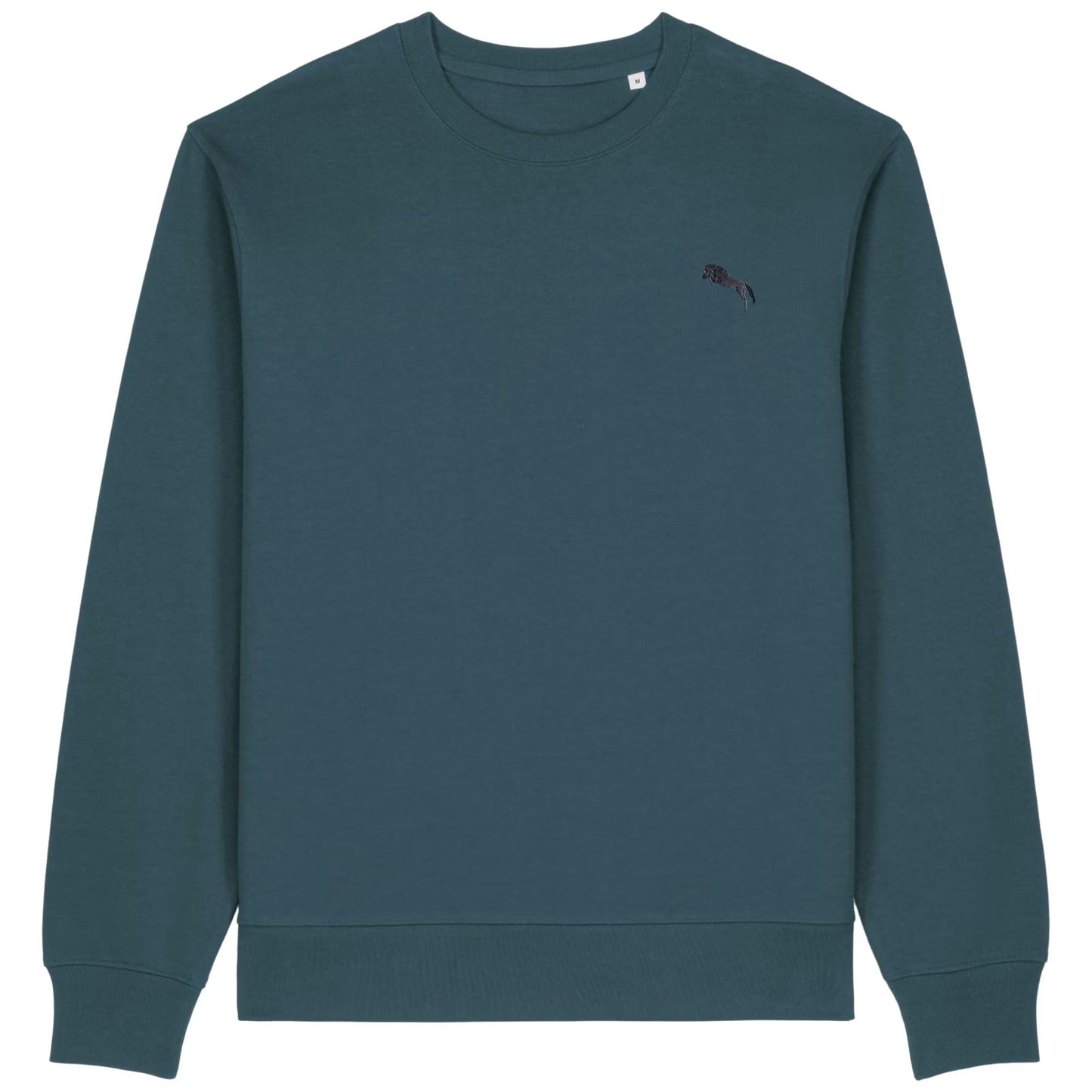 Pferde Sweater Herren Petrol