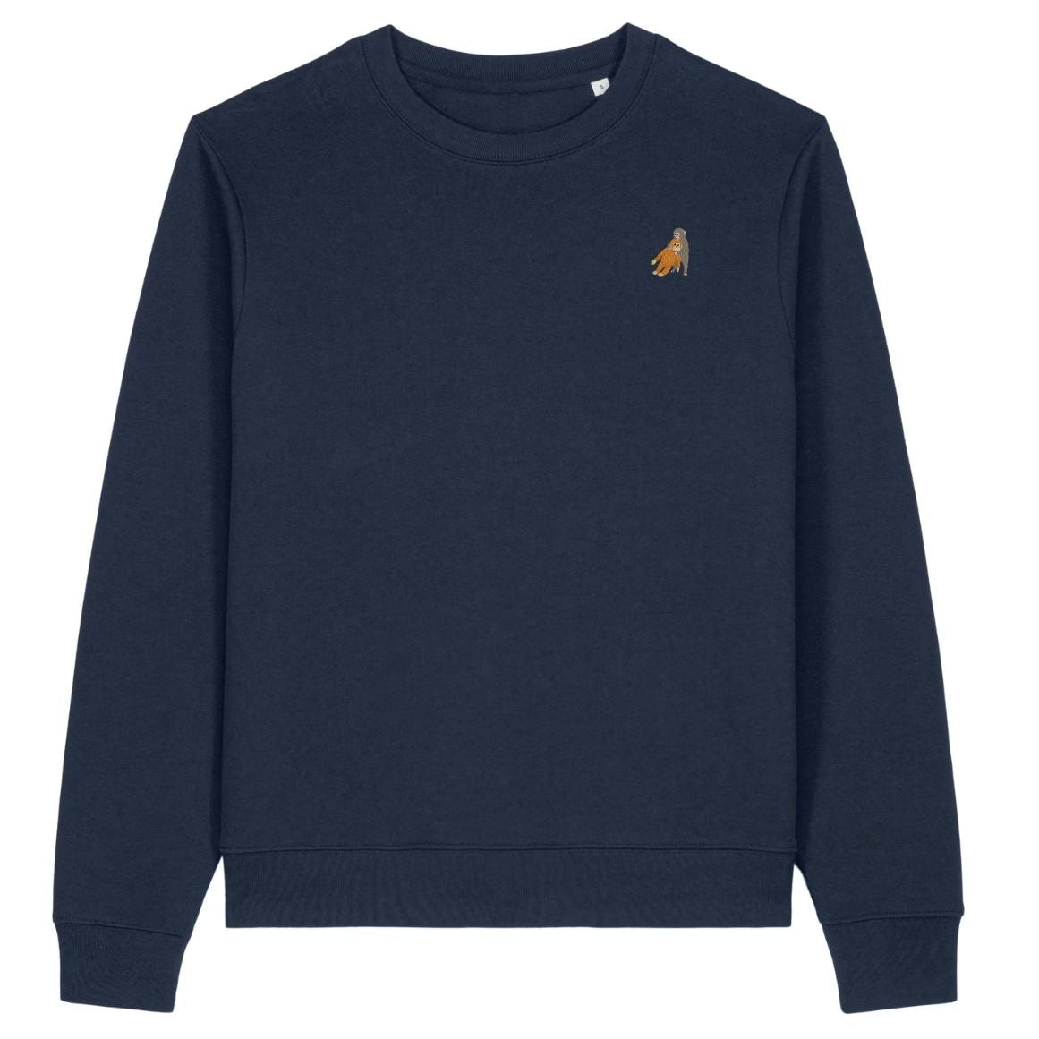 Affe Sweater aus Bio-Baumwolle bestickt | Heytoki