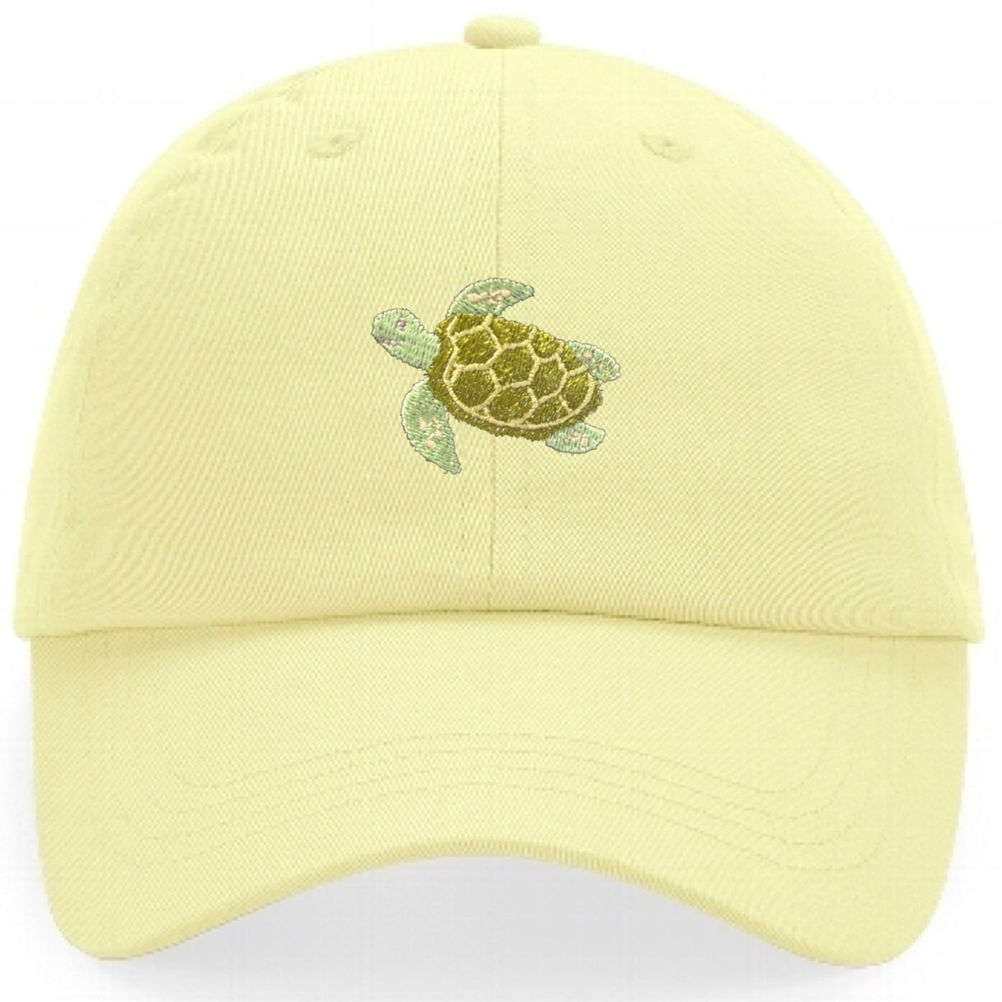Schildkröte Cap Pastel in Pastellgelb von Heytoki