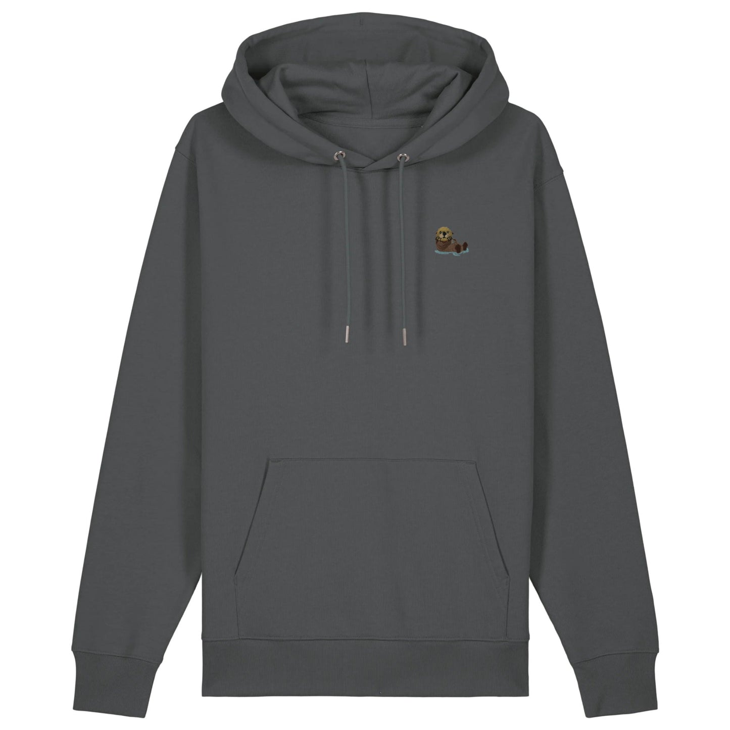 Otter Hoodie aus Bio-Baumwolle in Anthrazit von Heytoki