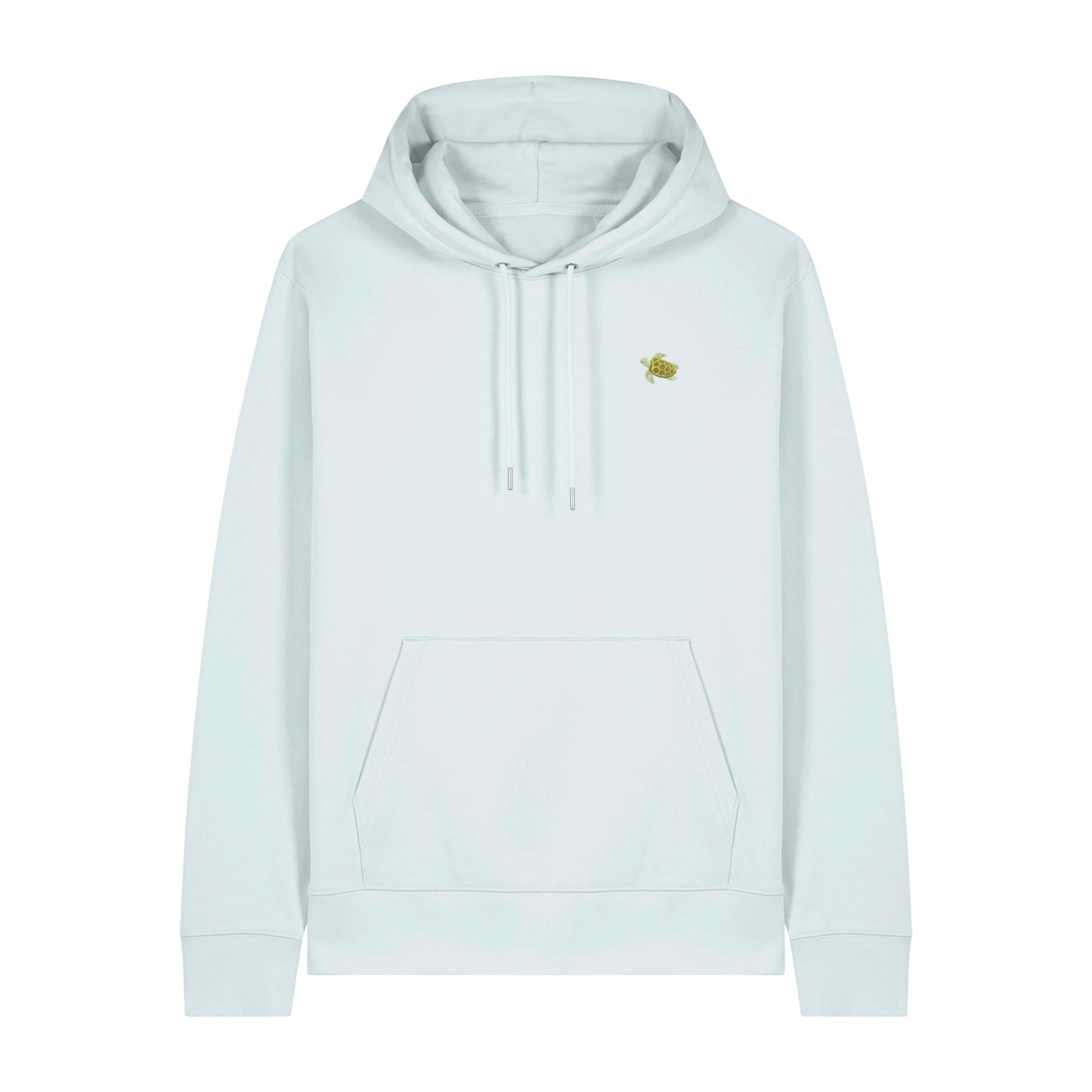 Schildkröte Hoodie aus Bio-Baumwolle in Hellblau von Heytoki