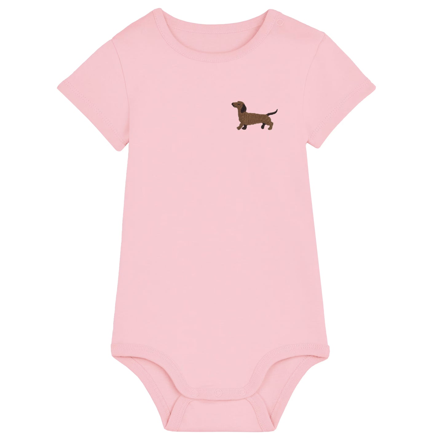 Dackel Baby Body aus Bio-Baumwolle