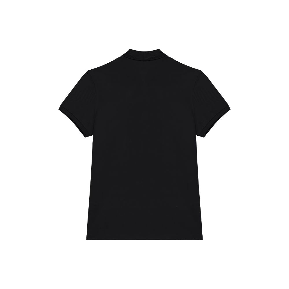Poloshirt Dackel Stick schwarz Damen hinten