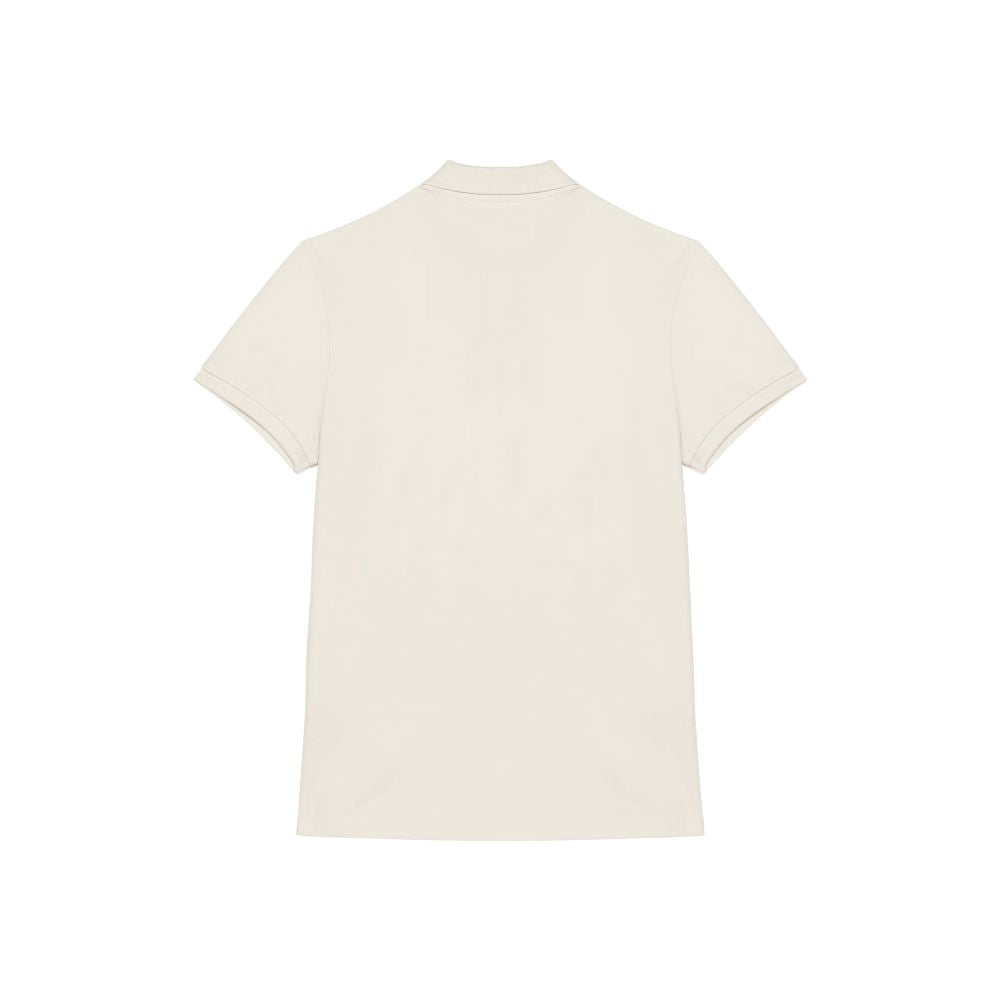 Poloshirt Dackel Stick Creme Damen hinten