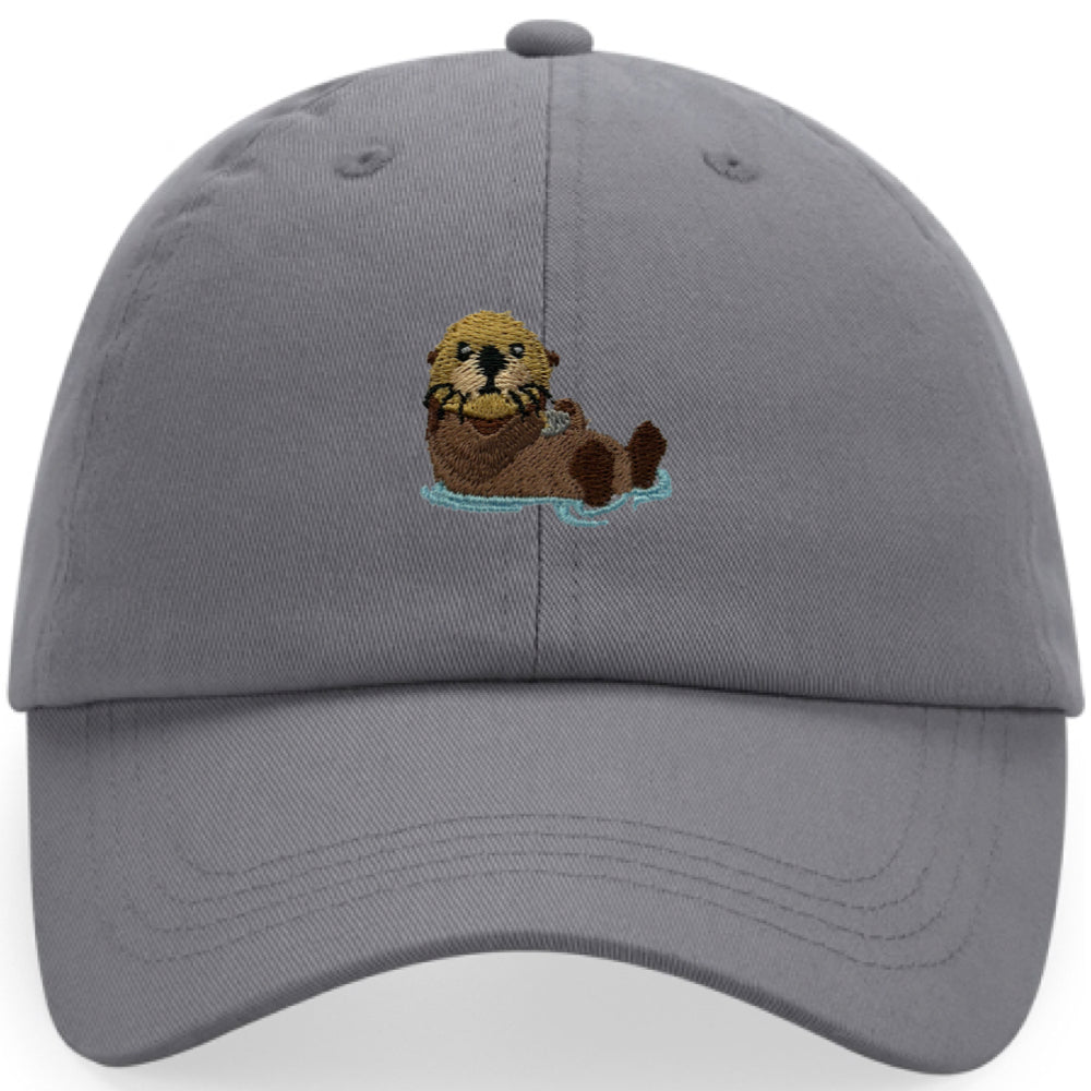 Otter Cap aus Bio-Baumwolle in Graphitgrau von Heytoki