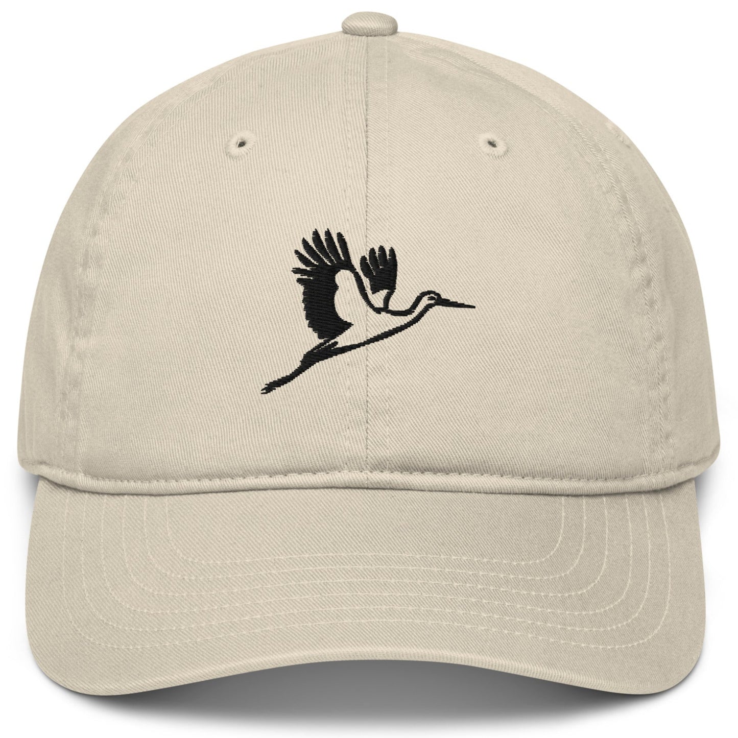 Storch Cap aus Bio-Baumwolle in Hellbeige von Heytoki