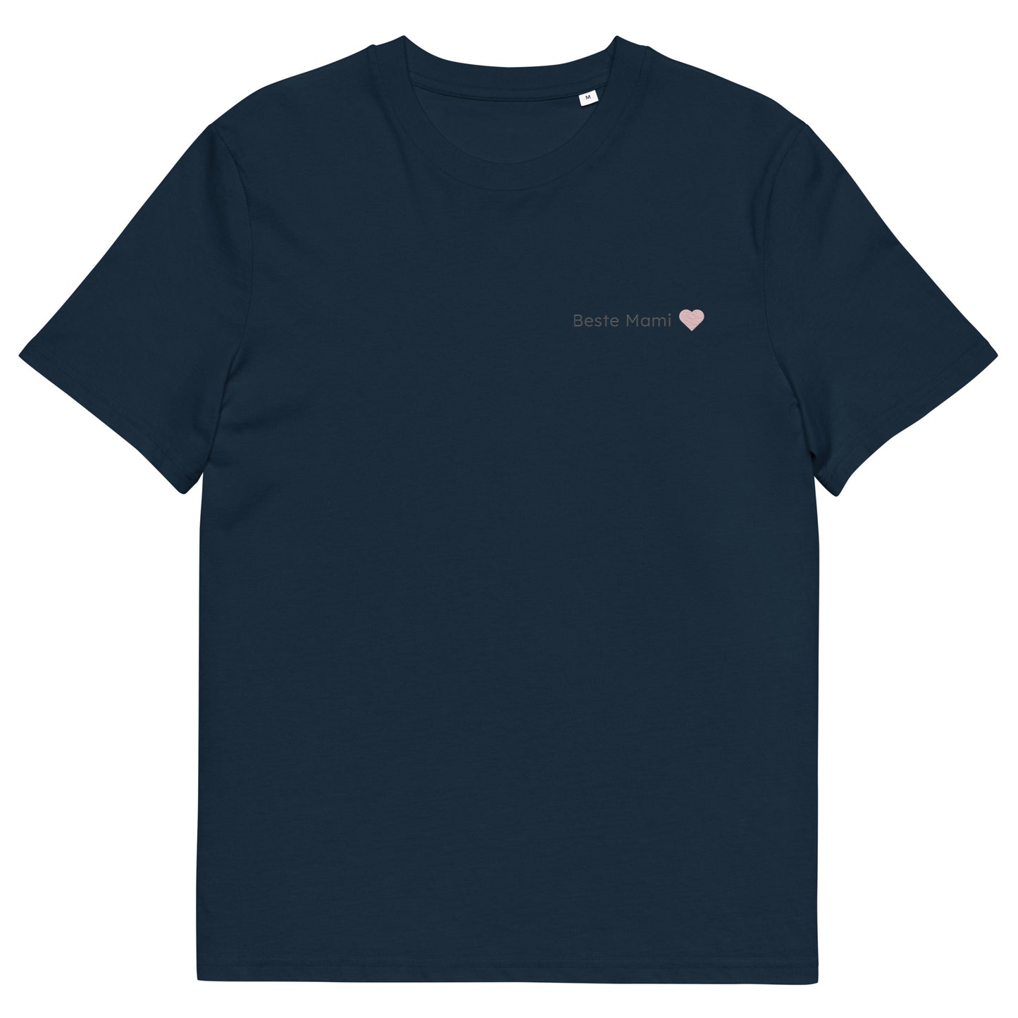 Beste Mami T-Shirt aus Bio-Baumwolle in Dunkelblau von Heytoki
