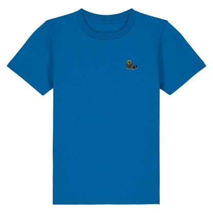 Otter Kids T-Shirt aus Bio-Baumwolle in Königsblau von Heytoki