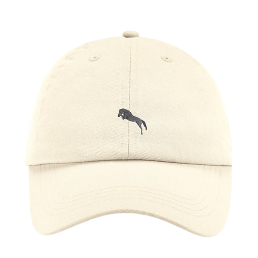 Pferd Cap aus Bio-Baumwolle in Naturfarben von Heytoki