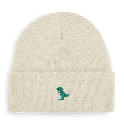 T-Rex Beanie in Beige von Heytoki