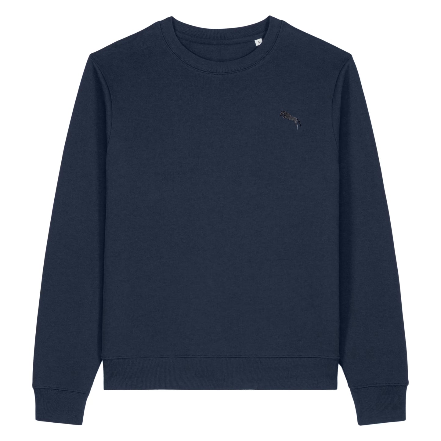 Pferde Sweater Damen Salty Stickerei-Detail in Navy