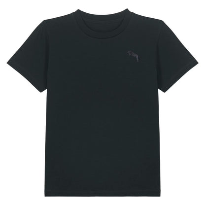 Kids Pferde T-Shirt Schwarz