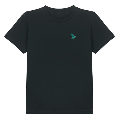 Kids T-Rex T-Shirt aus Bio-Baumwolle in Schwarz von Heytoki