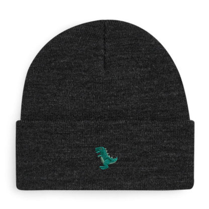 T-Rex Beanie in Schwarz von Heytoki