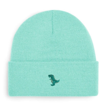T-Rex Beanie in Mintgrün von Heytoki
