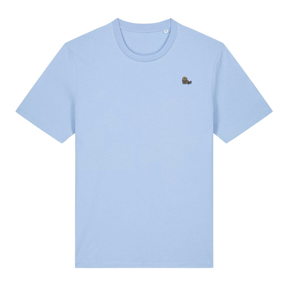 Otter T-Shirt aus Bio-Baumwolle | Nachhaltiges Heytoki Spirit Animal Shirt für Naturliebhaber