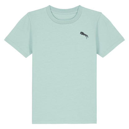 Kids Pferde T-Shirt Karibikblau