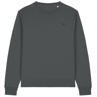 Dackel Sweater Damen Hermann in Grün von Heytoki