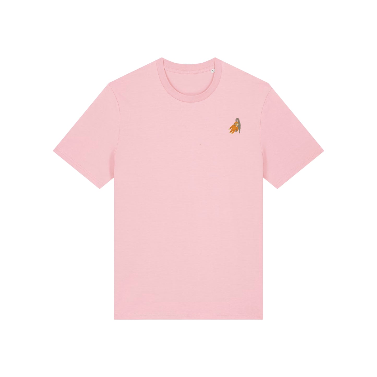 Affen T-Shirt Punch in Cotton Pink von Heytoki