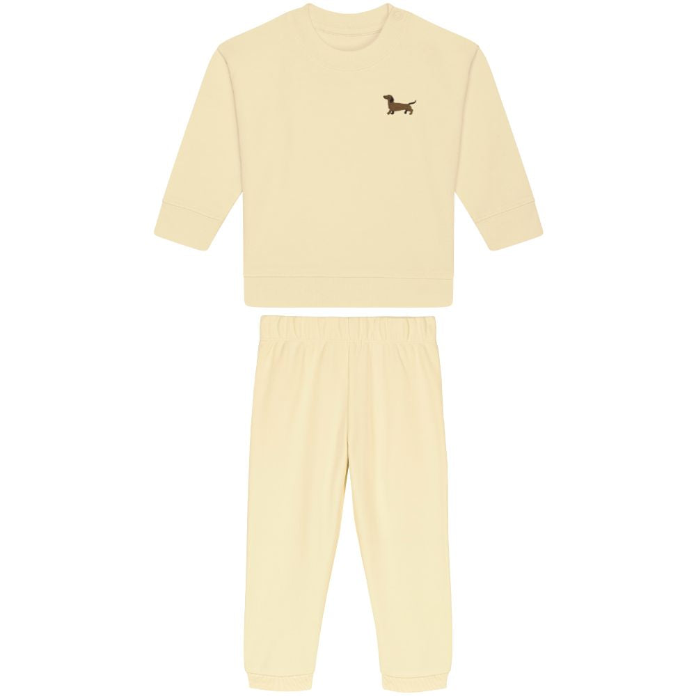 Dackel Baby Jogginganzug aus Bio-Baumwolle