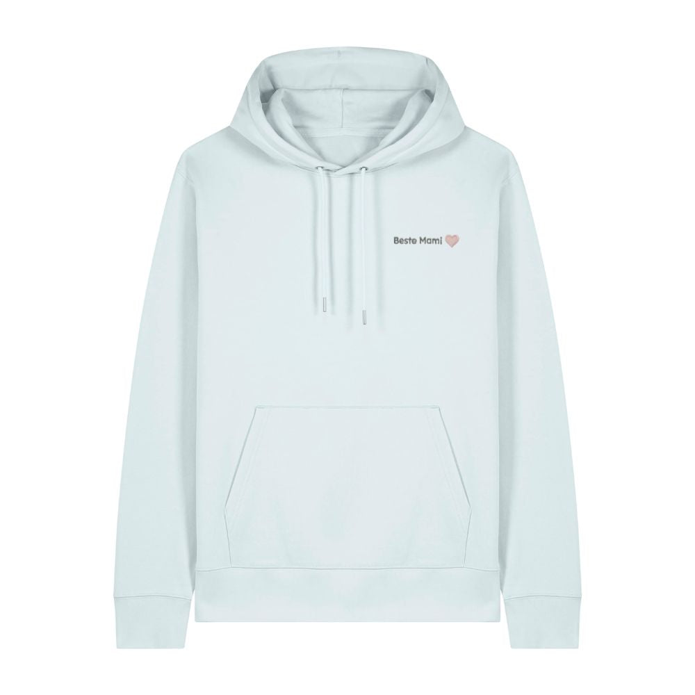 Beste Mami Hoodie aus Bio-Baumwolle