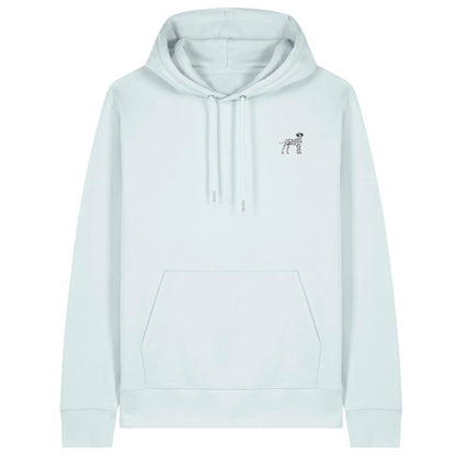 Dalmatiner Hoodie aus Bio-Baumwolle in Hellblau von Heytoki