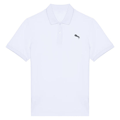 Pferde Polo-Shirt Herren White
