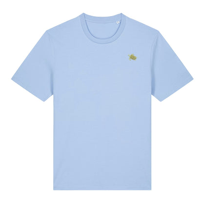 Schildkröte T-Shirt aus Bio-Baumwolle in Dunkelblau | Heytoki Spirit Animal