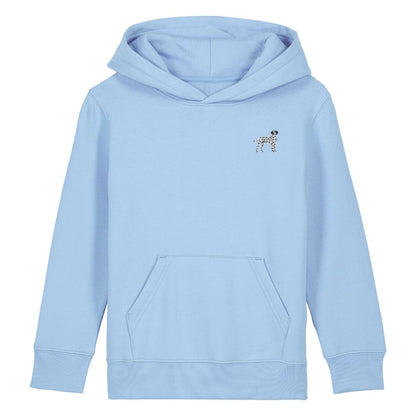 Dalmatiner Kids Hoodie aus Bio-Baumwolle in Blau von Heytoki
