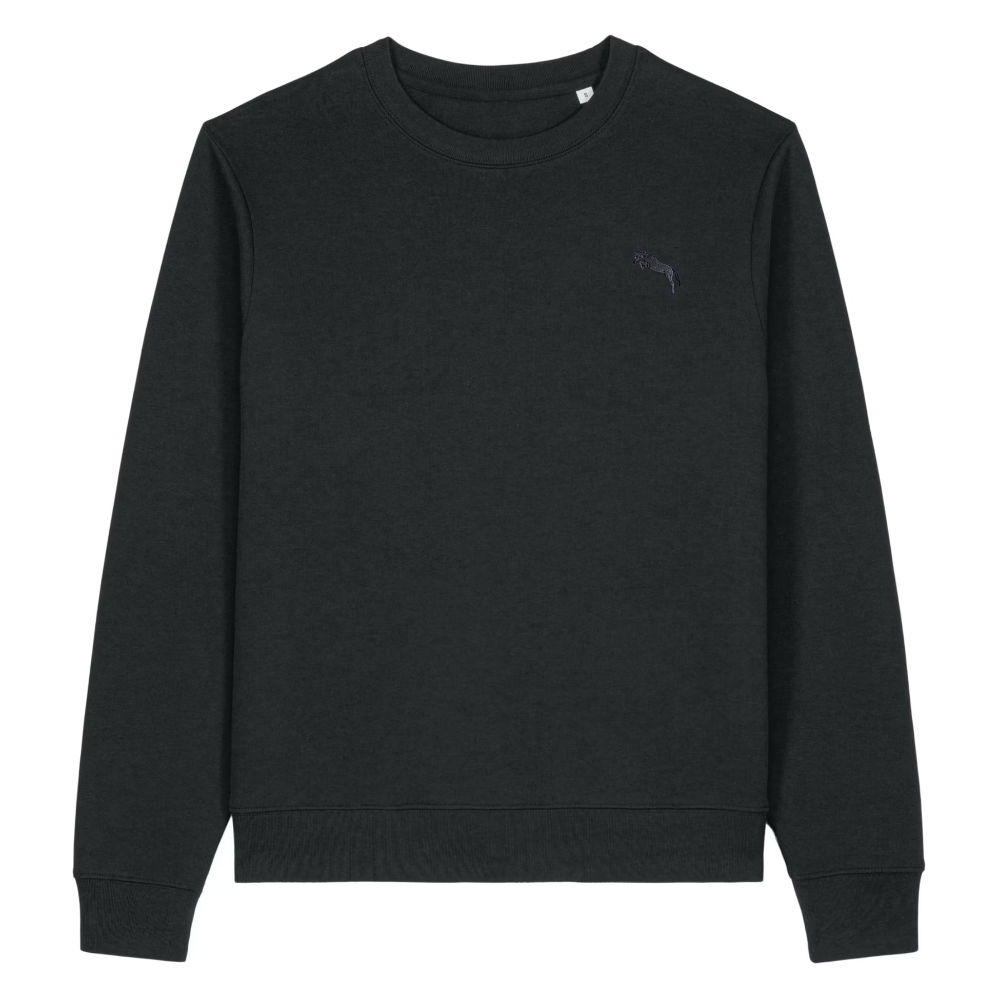Pferde Sweater Damen Salty Stickerei-Detail in Grün