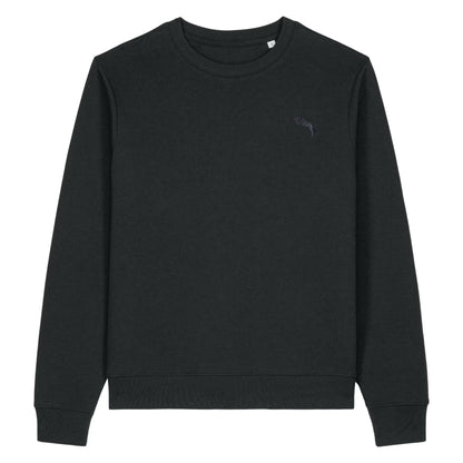 Pferde Sweater Damen Salty Stickerei-Detail in Grün