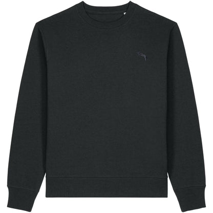 Pferde Sweater Herren Salty Stickerei-Detail in Dunkelgrün