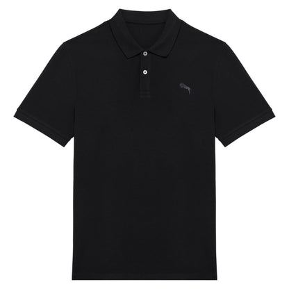 Pferde Polo-Shirt Herren Black