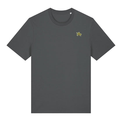 Heytoki Schildkröte T-Shirt aus nachhaltiger Bio-Baumwolle in Weiß