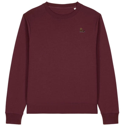 Otter Sweater Damen Toki in Dunkelrot von Heytoki
