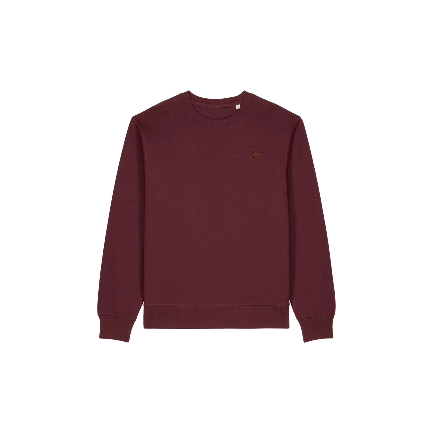 Dackel Sweater Herren Hermann in Burgundy von Heytoki