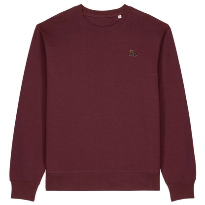 Otter Sweater Herren Toki in Dunkelrot von Heytoki