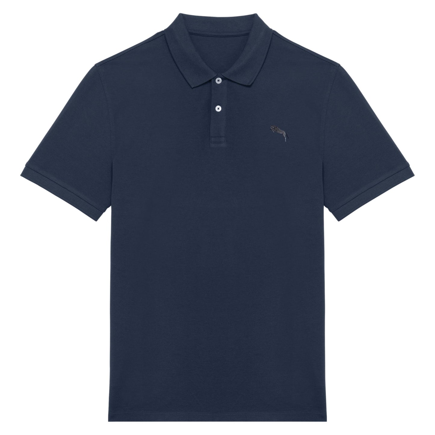 Pferde Polo-Shirt Herren Navy Blue