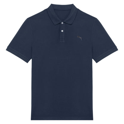 Pferde Polo-Shirt Herren Navy Blue
