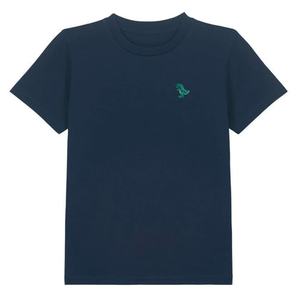 Kids T-Rex T-Shirt aus Bio-Baumwolle in Dunkelblau von Heytoki