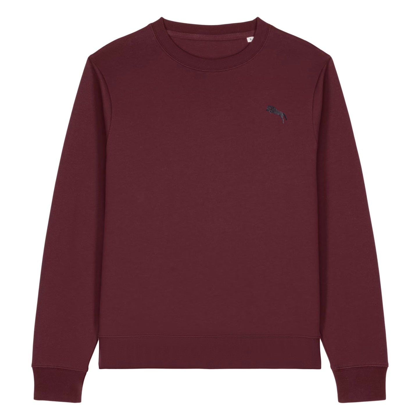 Pferde Sweater Damen Burgundy