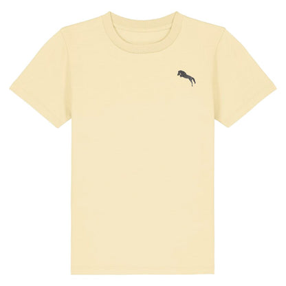 Kids Pferde T-Shirt Buttergelb