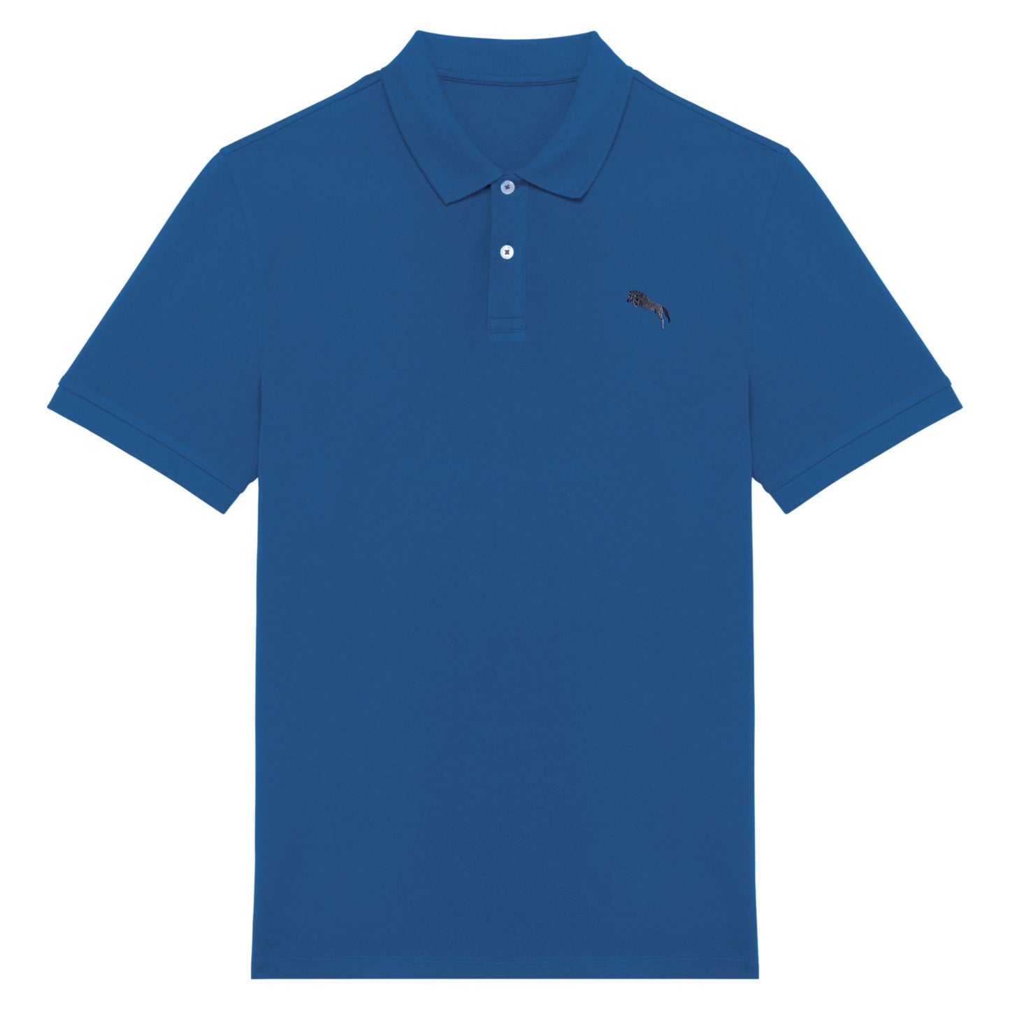 Pferde Polo-Shirt Herren Sea Blue