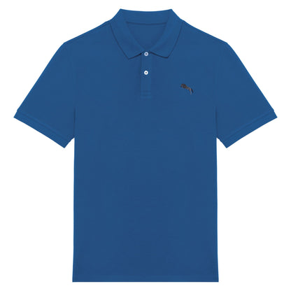 Pferde Polo-Shirt Herren Sea Blue