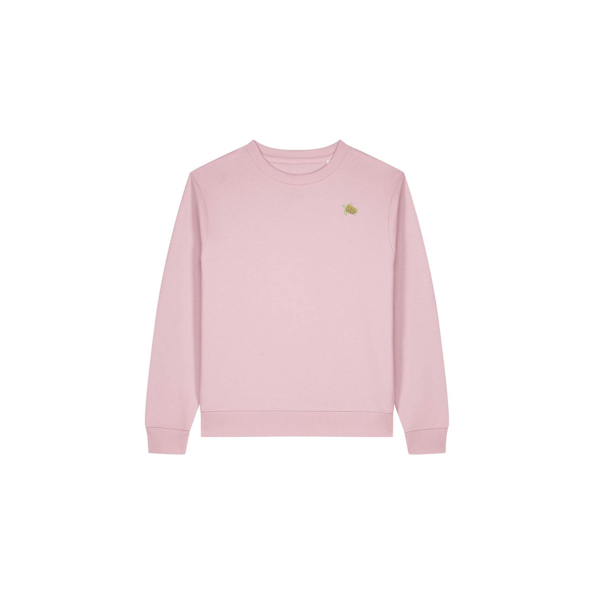 Schildkröte Sweater Damen in Rosa mit Stickerei von Heytoki