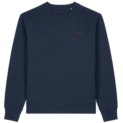 Dackel Sweater Herren Hermann in Dunkelblau von Heytoki