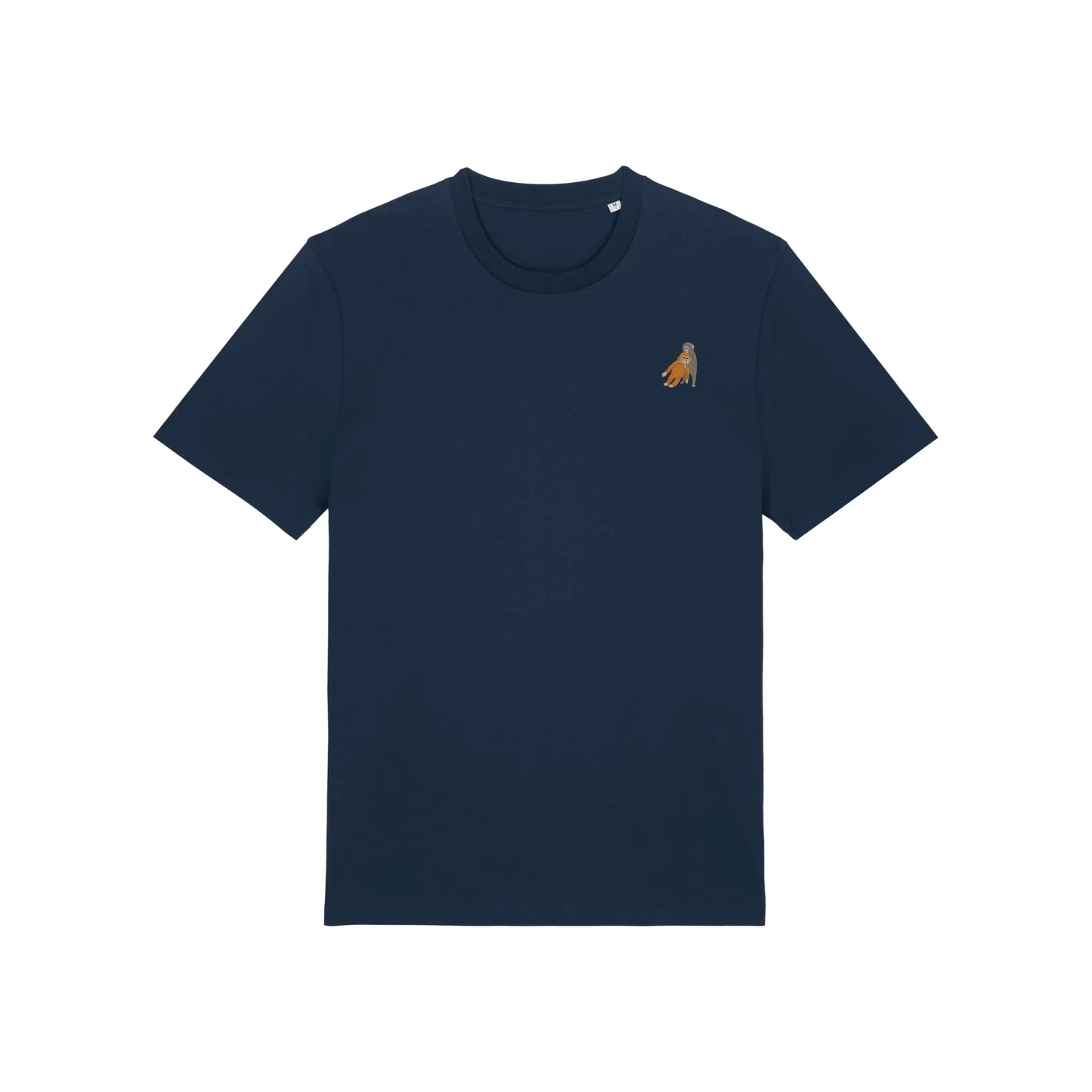 Affen T-Shirt Punch in French Navy von Heytoki