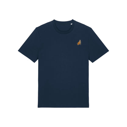 Affen T-Shirt Punch in Dunkelblau von Heytoki